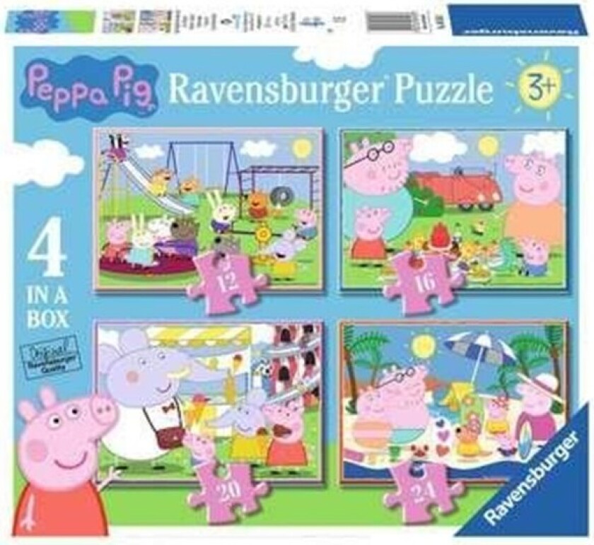 Jigsaw puzzle Peppa Pig 4in1 24 pcs.