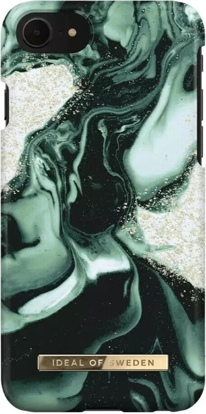 iDeal Of Sweden iPhone SE (2022 / 2020) / 8 / 7 Fashion Deksel Golden Olive Marble
