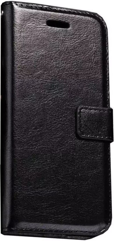iPhone SE (2022/2020)/8/7 Mobildeksel med Lommebok Wallet Leather Svart