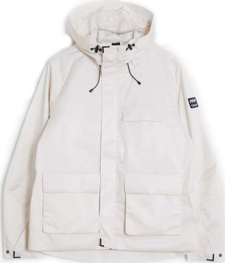 Unisex Utility Hybrid Rain Jacket XS, Ivory