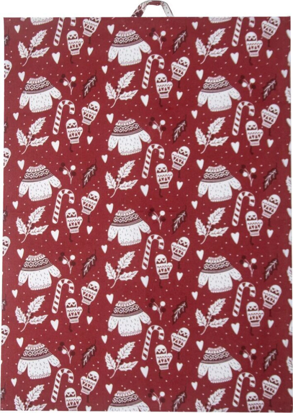 Winter kjøkkenhåndkle 50x70 cm Multicolor