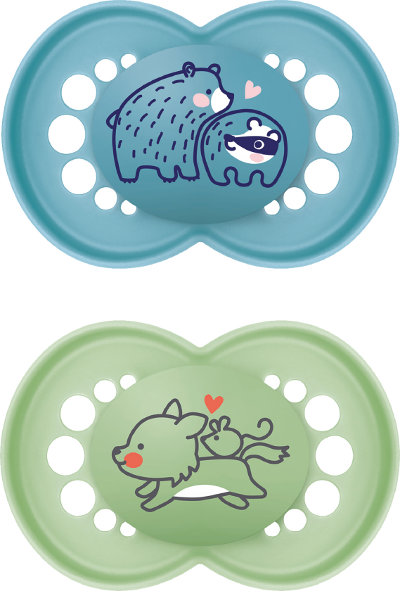 Bilde av Original Smokk, 6-16 mnd, blå/grønn, 2 stk.