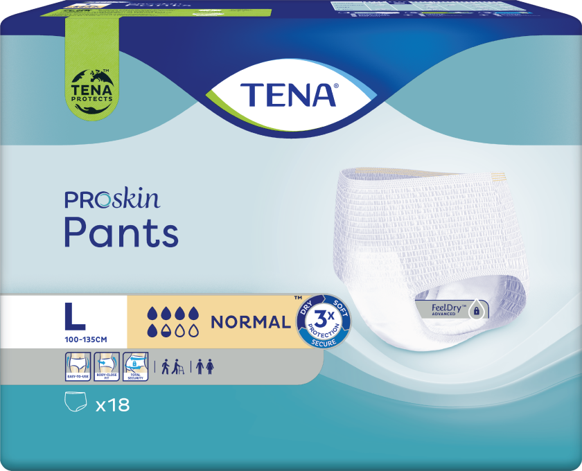 Tena Pants Normal, Large, 18 stk