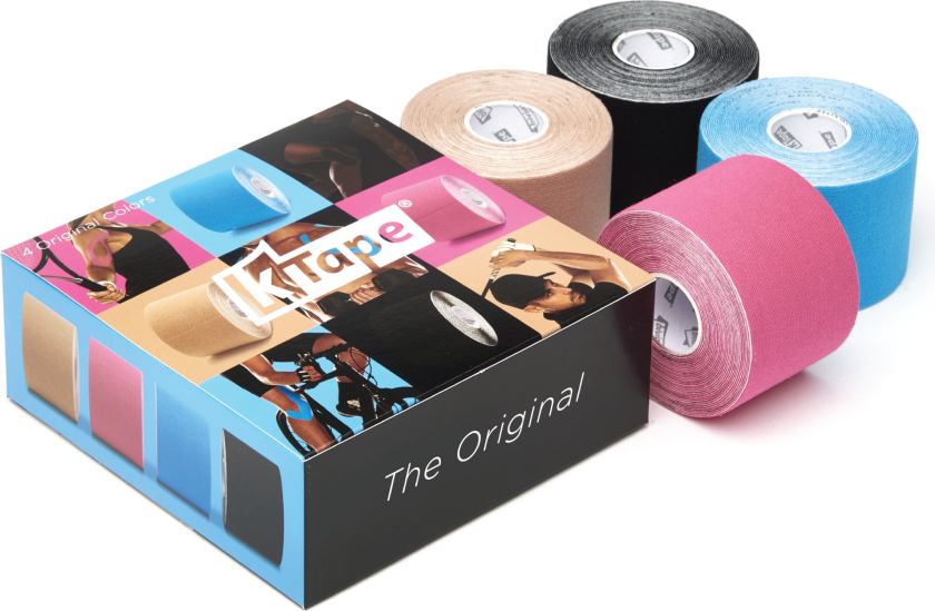 K-Tape Mix Box Kinesiologitape 4 farger, 50 mm x 5 m, 4 stk.