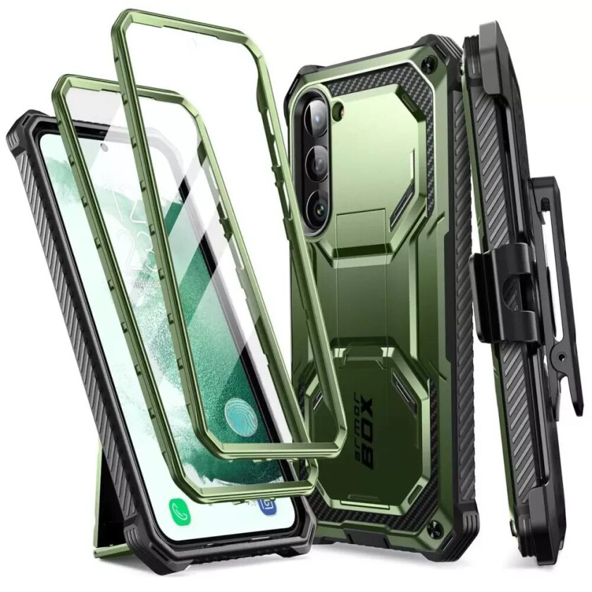 I-Blason Samsung Galaxy S23+ (Plus) i-Blason Armorbox Deksel - Håndverker Deksel m. Skjermbeskyttelse - Grønn