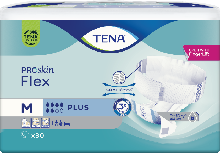 Tena Flex Plus, Medium, 30 stk.