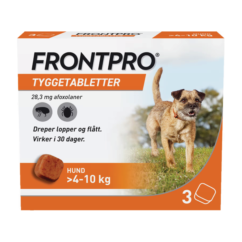 28 mg tyggetabletter til hund, 3 stk.