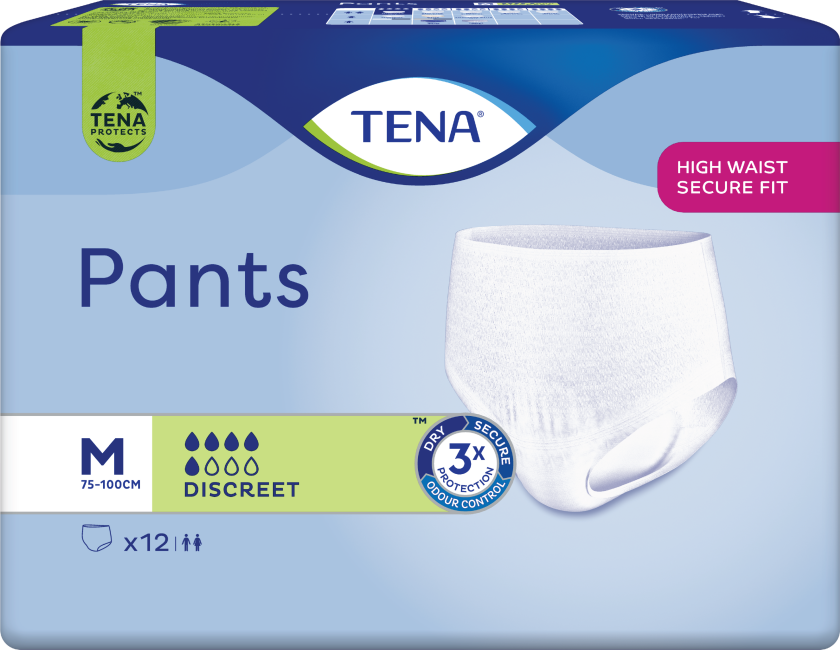 Tena Pants Discreet, Medium, 12 stk.