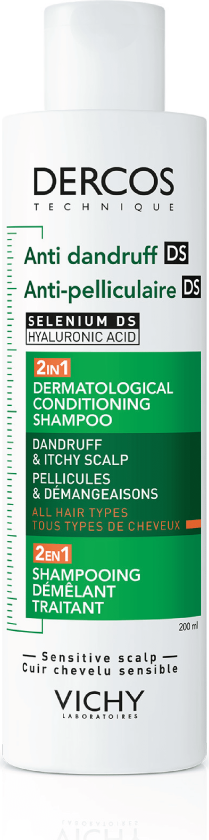 Dercos Technique Anti-Dandruff 2–1 Shampoo + Conditioner, 200 ml