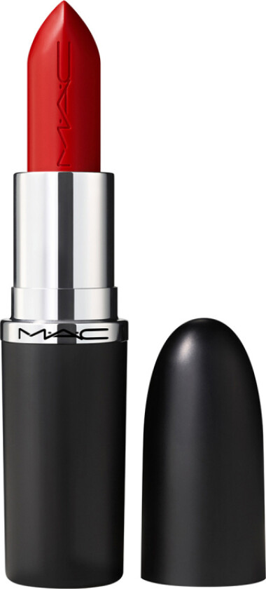 Macximal Sleek Satin Lipstick Left On Red