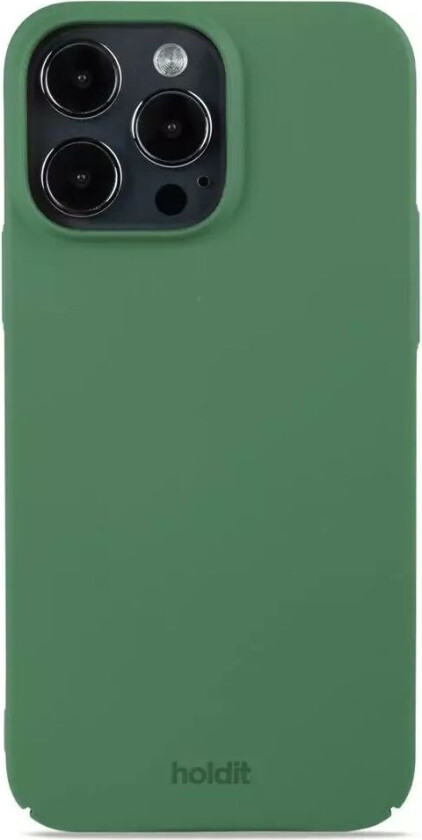 Holdit iPhone 14 Pro Max Slim Plast Deksel - Forest Green