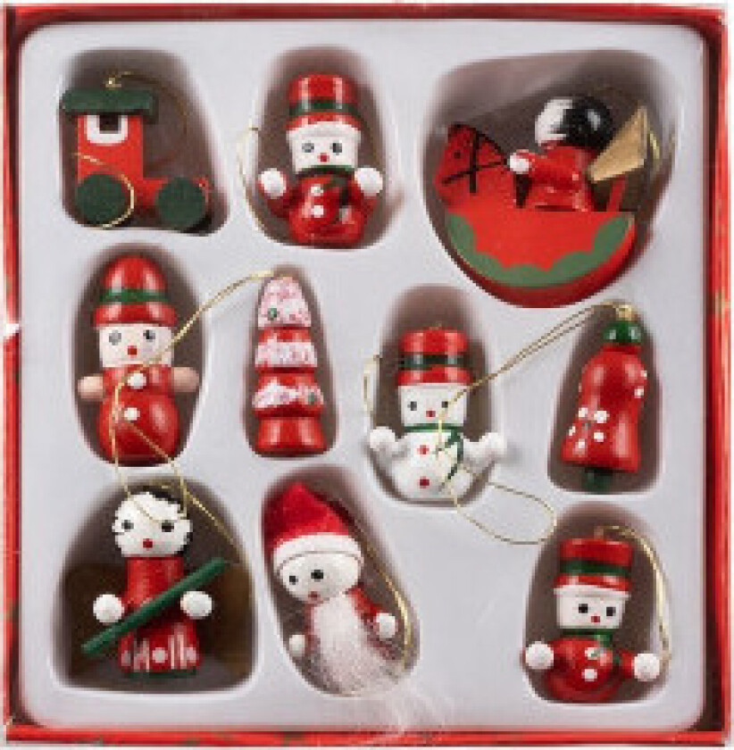 Julekuler/treanheng 10 stk. Ruhhy 22943