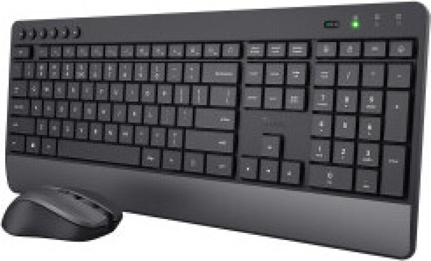 Trezo trådløst tastatur og mus Eco-design