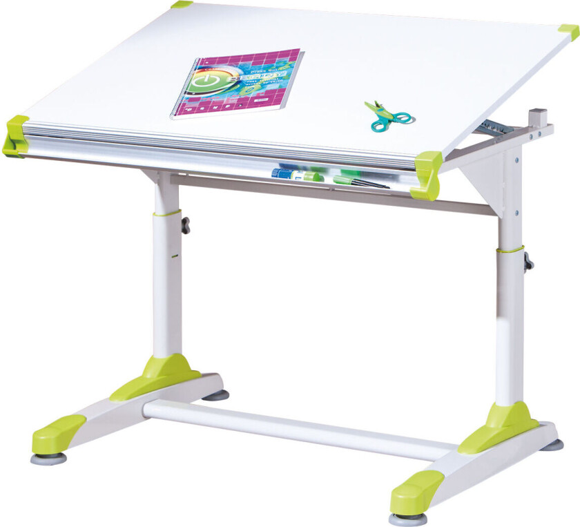 Color skrivebord hvit.