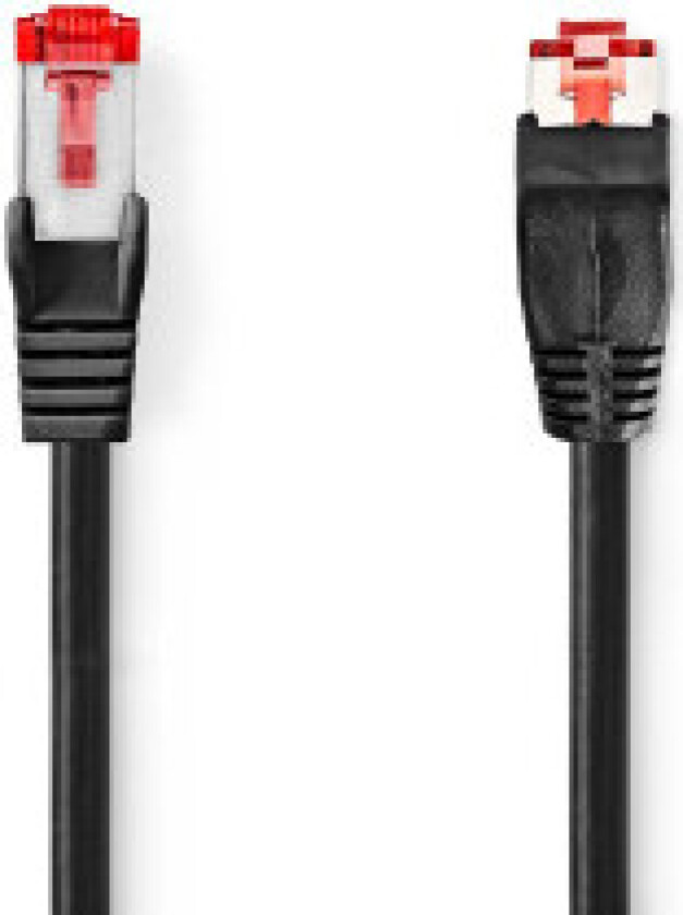 CAT6 Nettverkskabel | RJ45 Han | RJ45 Han | SF/UTP | 5.00 m | Rund | LSZH | Sort | Plastpose