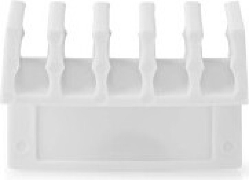 Kabel Ledelse | Kabelklips | Klikk og Go | 2 stk. | Antall plasser: 5 Spor | Maksimal kabeltykkelse: 7.1 mm | Polypropylene | Hv