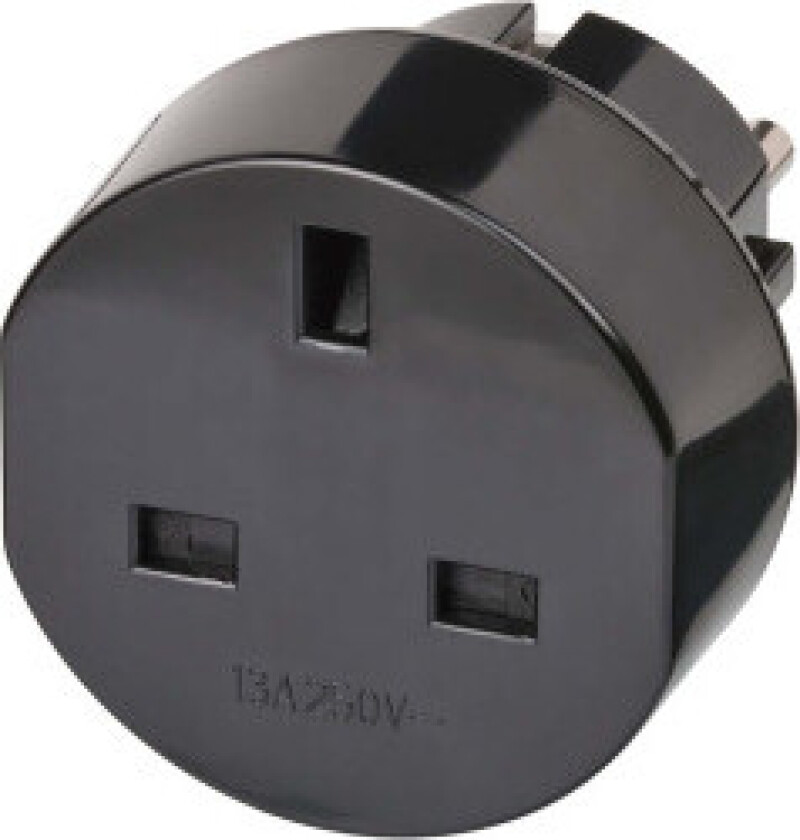 Reise Adapter GB-til-Europa Earthed