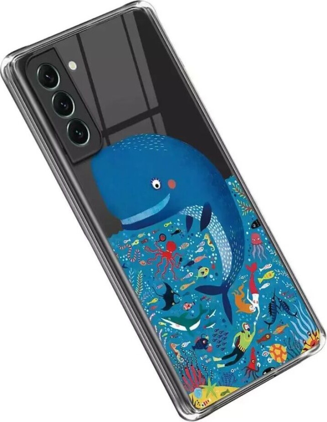 Samsung Galaxy S23 Fleksibel Plast Bakdeksel m. Motiv - Hval