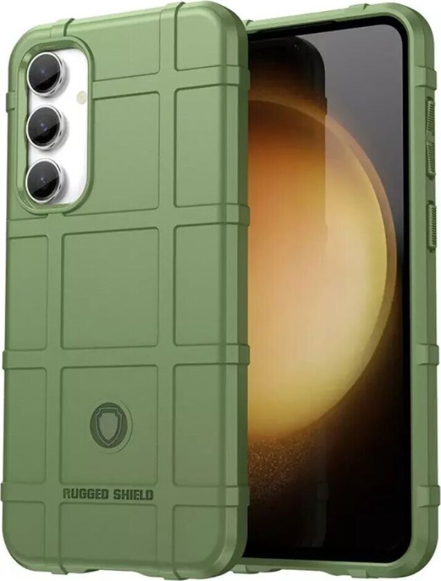Samsung Galaxy S23 FE Rugged Shield Håndverker Deksel - Grønn