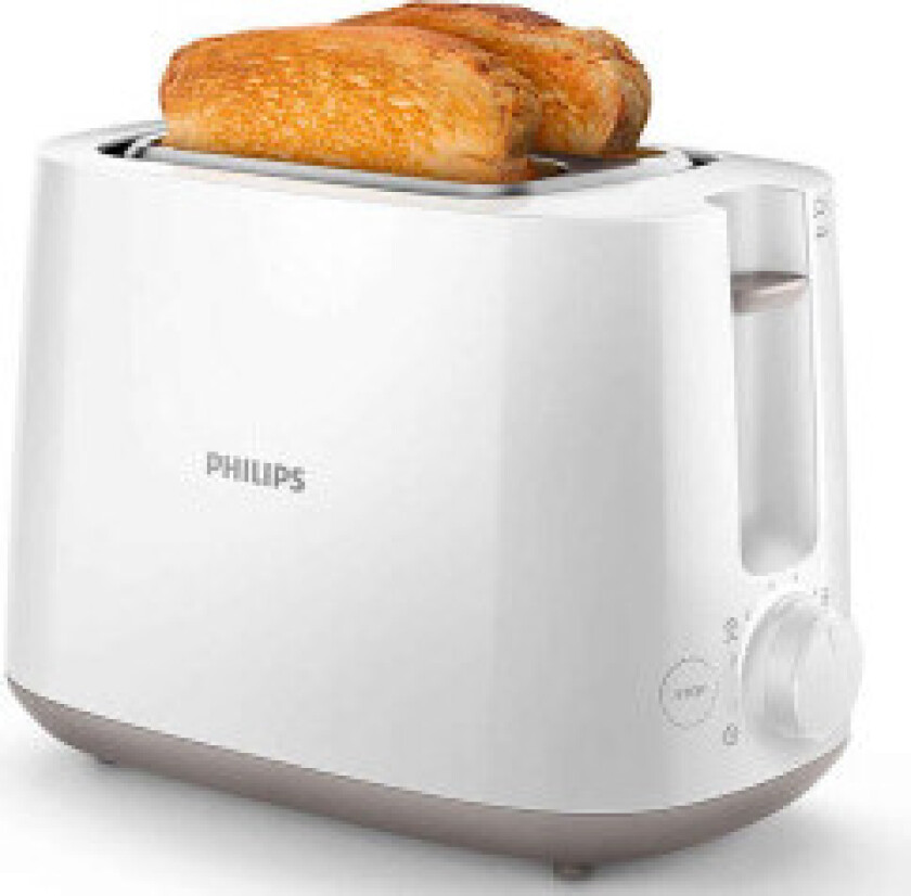 Brødrister HD2581 Hvit 2 plater