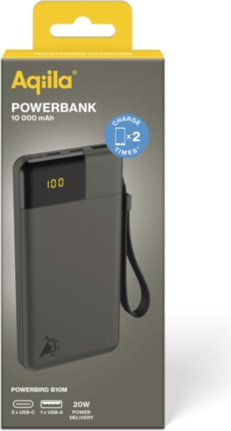 Powerbird B10M Powerbank 10000mAh 20W Moss