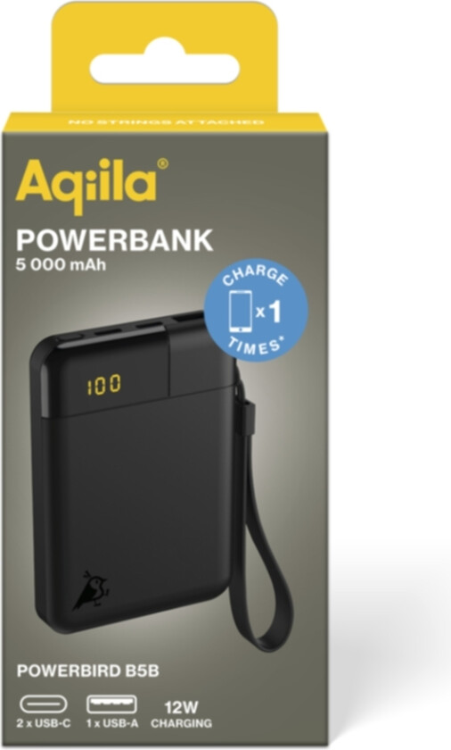 Powerbird B5B Powerbank 5000mAh 20W Black