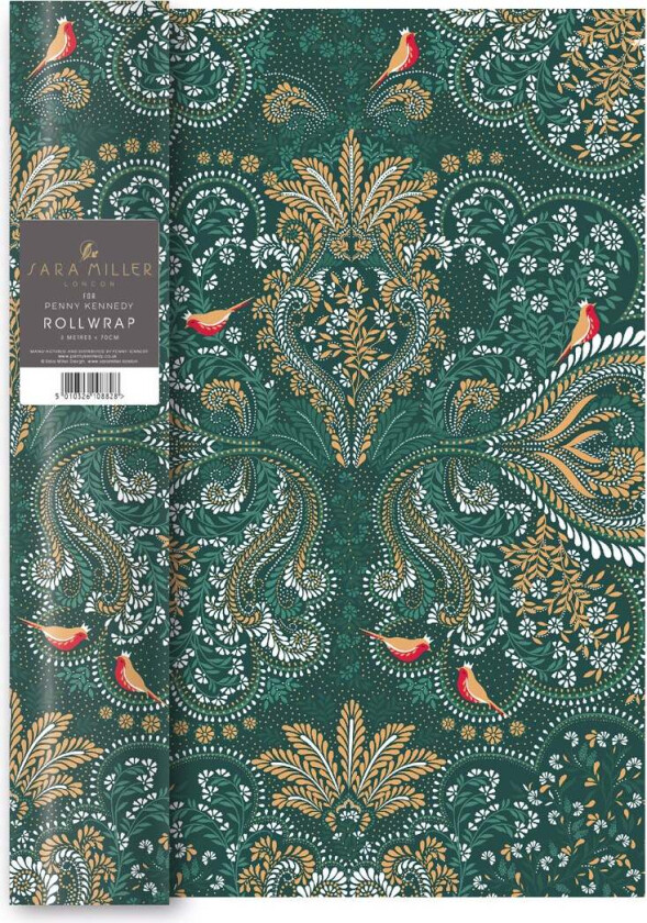Gavepapir 3m Sara Miller Robin Filigree