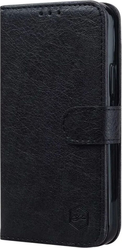 Samsung Galaxy A05s Kunstskinn Deksel m. Lommebok & Stativ - Svart