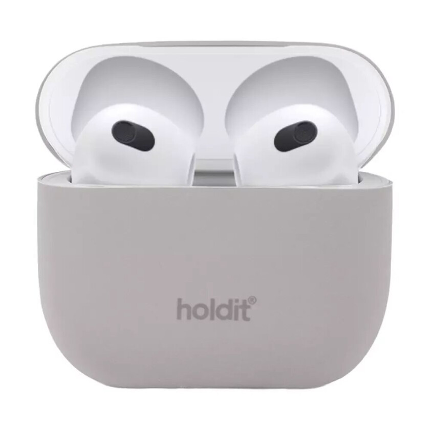 Holdit Nygård Silikone Deksel Til AirPods (3.gen) - Taupe