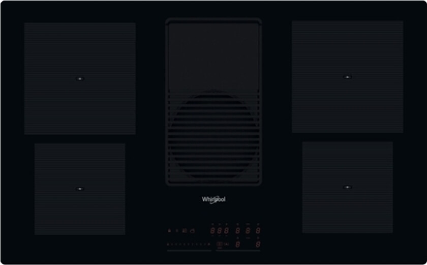 Whirlpool Wvh 92 K/1 Black Built-In 80.4 Cm Zone Induction Hob 4 Zone(S)