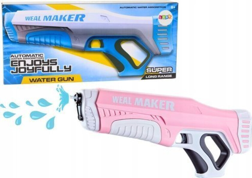 Leantoys Automatisk Vannpistol Rosa 350 Ml