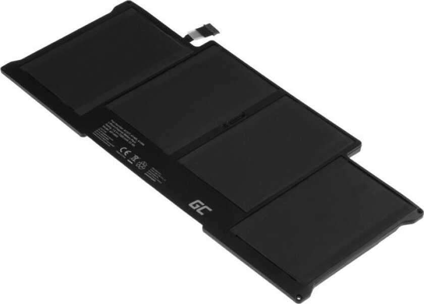 Green Cell - Batteri Til Bærbar Pc (Tilsvarer: Apple A1405, Apple A1496, Apple A1377) - Litiumpolymer - 54.4 Wh - Svart