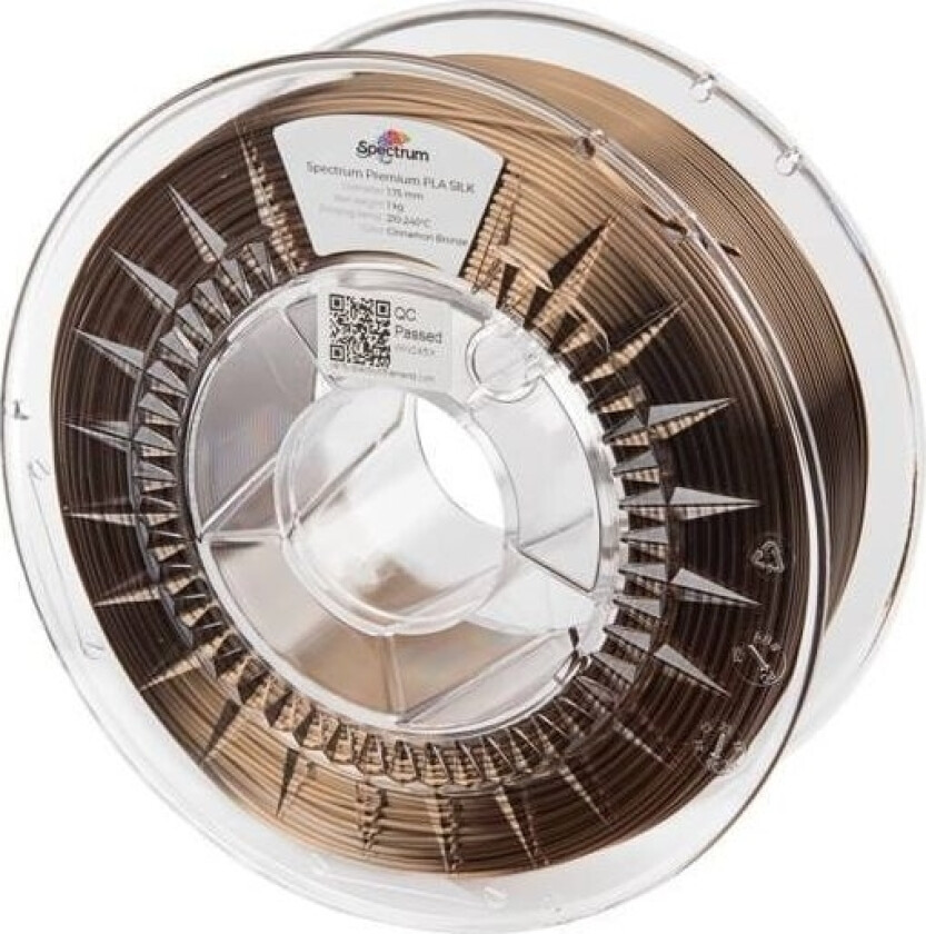 80440 Pla Silk Filament Pla-Silke Glinsende 1.75 Mm 1000 G Cinnamon Bronze, Bronze 1 Stk
