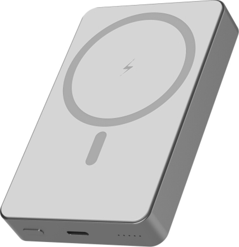 Sinox Pro Trådløs Power Bank 10000 Mah. Grå