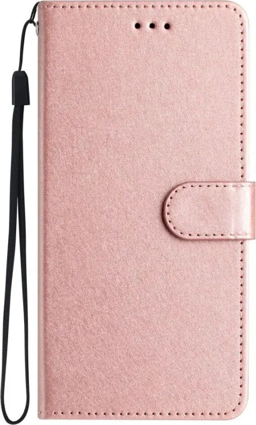 Samsung Galaxy A15 (5G) / A15 Flippdeksel i Skinn med Lommebok - Rose Gold