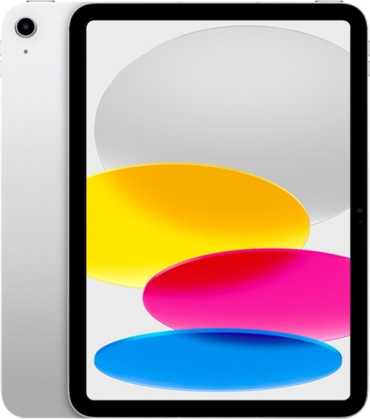 10.9-Inch Ipad Wi-Fi + Cellular - 10. Generasjon - Tablet - 256 Gb - 10.9" Ips (2360 X 1640) - 3G, 4G, 5G - Lte - Sølv