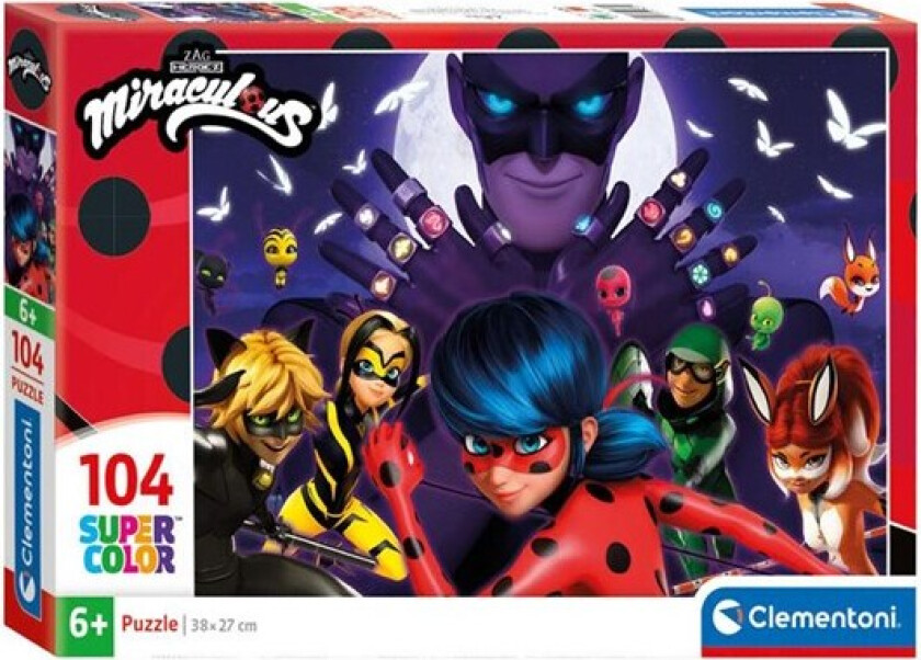 Jigsaw Puzzle Super Color Valutare in Miraculous 104pcs.