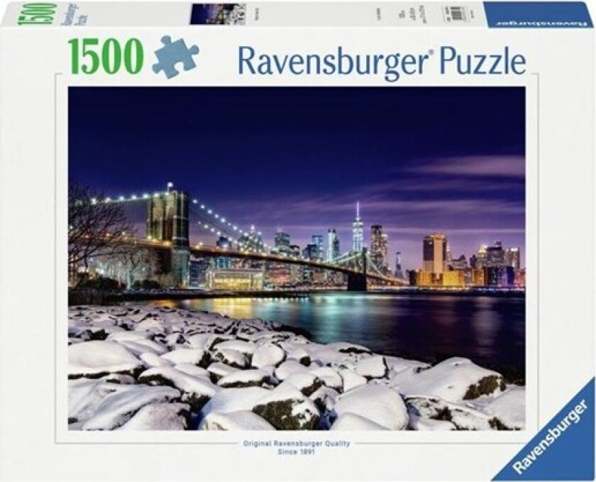 Jigsaw puzzle Winter in New York 1500 pcs.