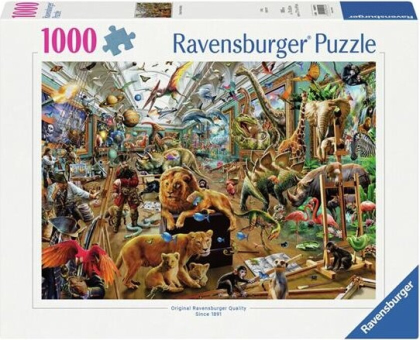 Jigsaw Puzzle Chaos In The Gallery 1000 pcs.
