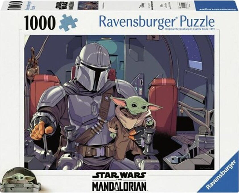 Jigsaw puzzle Star Wars The Mandalorian 1000 pcs.