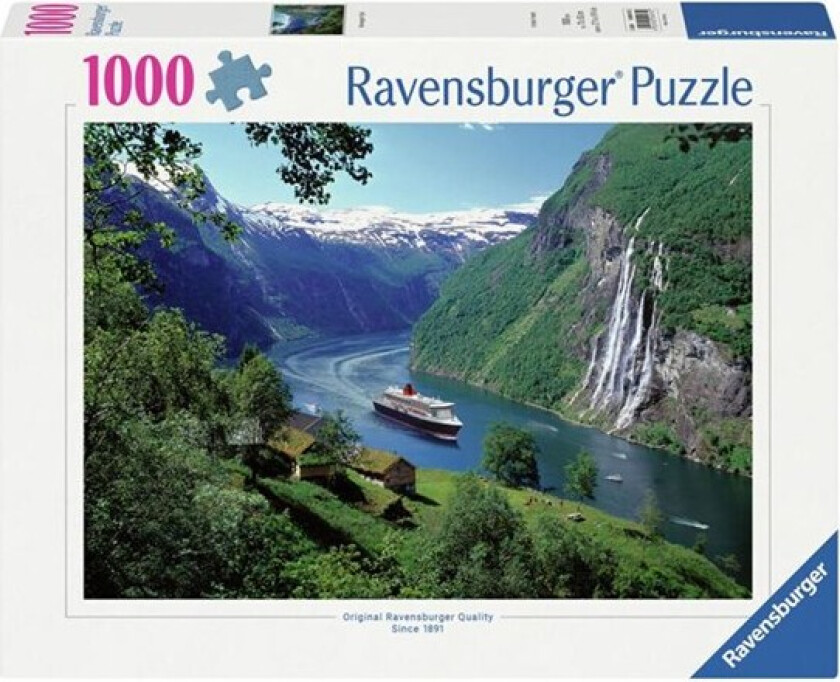 Jigsaw puzzle Norwegian Fjord 1000 pcs.