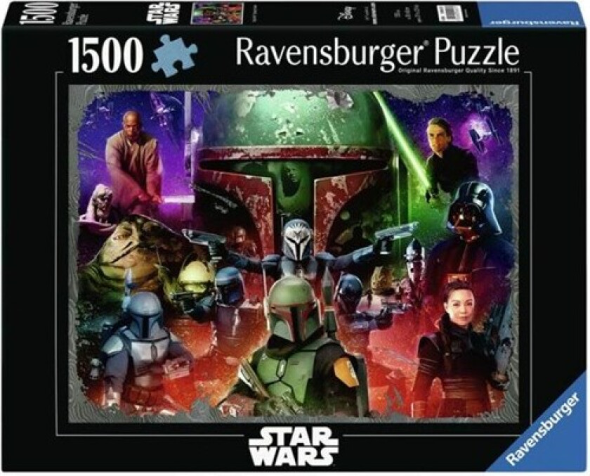Jigsaw puzzle Star Wars Boba Fett Bounty Hunter 1500 pcs