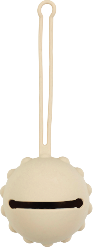 Silikon oppbevaringsboks for smokk, Beige/Sand, 1 stk.