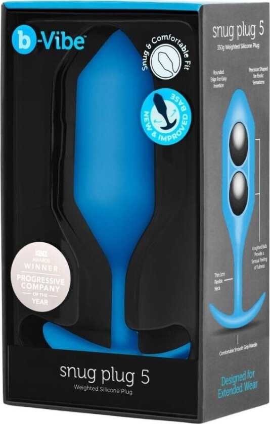 Vibrerende Butt Plug B-Vibe 5 Blå