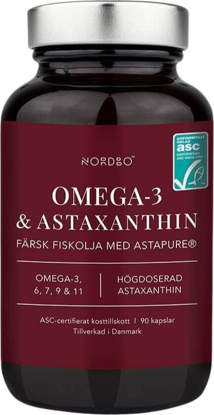 NORDBO Omega-3 & Astaxanthin 90pcs