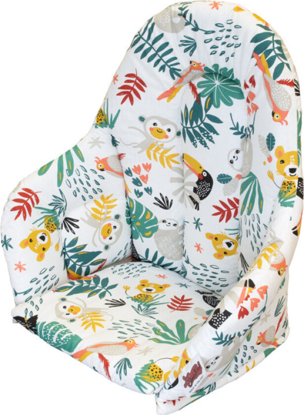 Anne Mikael Polstring for barnestol - Hvit/grønn