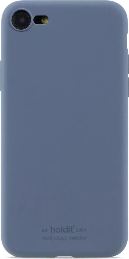 Holdit iPhone SE (2022 / 2020) / 8 / 7 Soft Touch Silikon Deksel - Pacific Blue