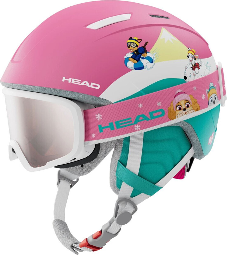 Alpine Helmet & Goggles Set Mojo PAW 24/25, alpin- og snowboardhjelm, alpinbriller, barn Paw