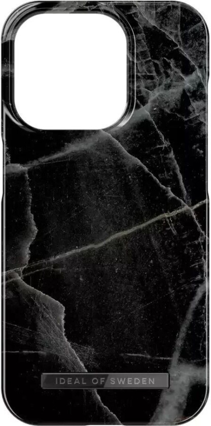 iDeal Of Sweden iPhone 15 Pro Fashion Deksel - MagSafe-Kompatibel - Black Thunder Marble