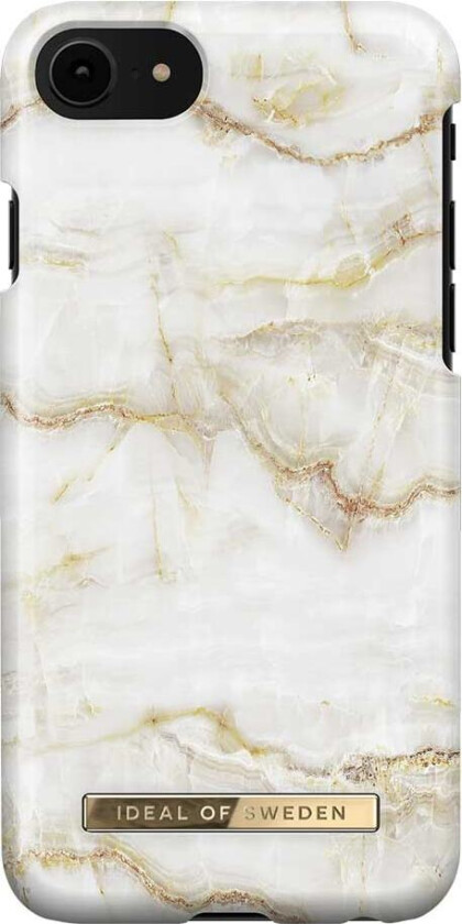 deksel til iPhone 6/7/8/SE Gen. 2/3(gold pearl marble)